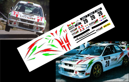 Decals subaru impreza - [decals, 1/43]