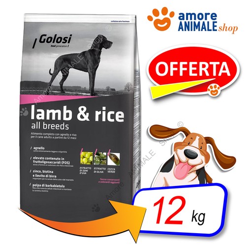 Golosi dog adult agnello e - →,