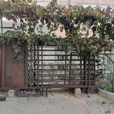 cancello antico 270x 3 ferro pieno fine 800