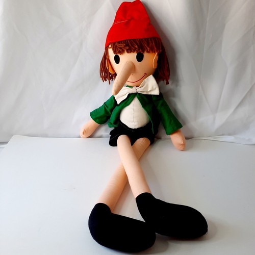 Vintage pinocchio cloth doll - pinocchio,