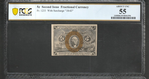 1233 5c seconda emissione - fr,