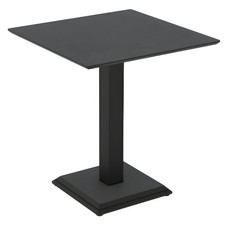 Tavolo Quadrato Nero Ossido