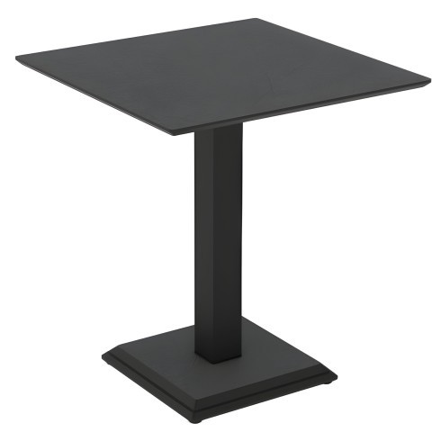 Tavolo quadrato nero ossido - tavolo,