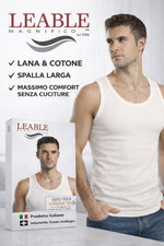 Maglia Intima Uomo Lana Cotone