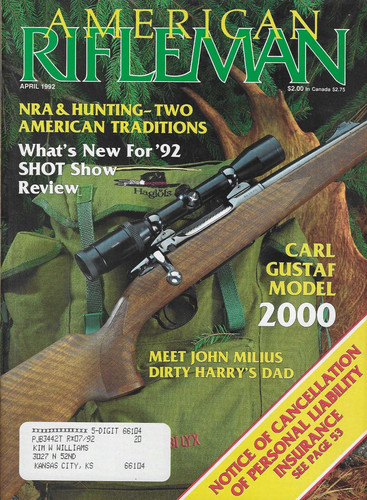 American rifleman magazine apr - rifleman,