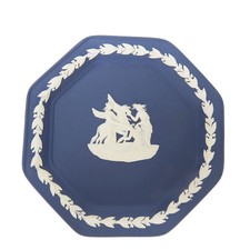Servizio da tavola Wedgwood USATO piatto in diaspro blu lucido Cina