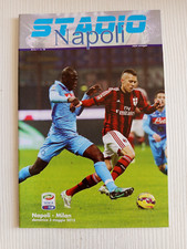 ce rivista "stadio napoli", partita napoli-milan,programma ufficiale 2015