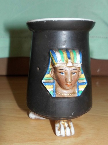 Vaso porcellana treppiede - vaso, in