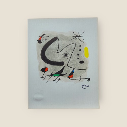 Joan mirò fotolitografia - joan,