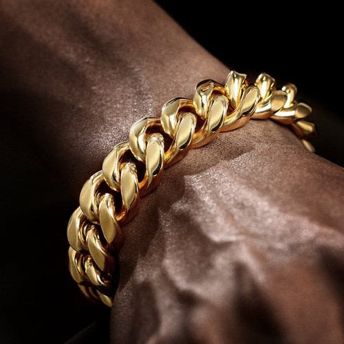 Bracciale uomo maglia cubana