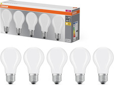 Lampada LED Filament Base A100 Forma Lampadina 11W 827, Bianco Caldo 2700K, E27,
