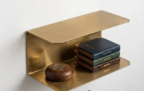 Mensola angolare ottone - angolare,