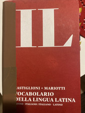 IL Vocabolario della Lingua Latina Quarta Edizione Dizionario Latino Castiglioni