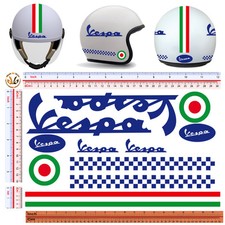 Adesivi casco vespa strisce