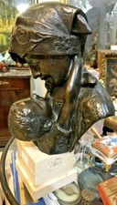 SCULTURA IN BRONZO DI A