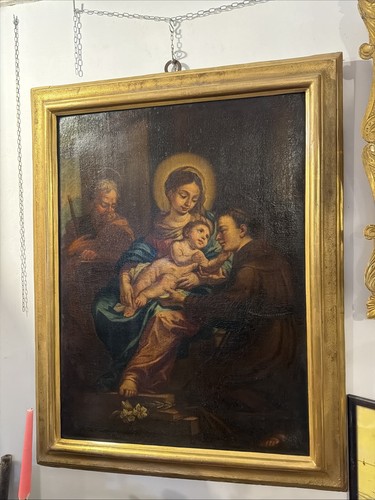 Dipinto antico sacro olio - sacro, su