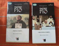 2 VHS Padre Pio con Sergio Castellitto prima e seconda parte completo 