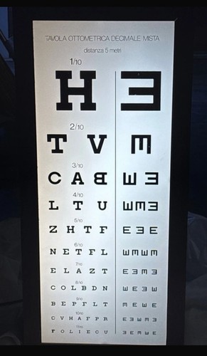 Tavola ottometrica pediátrica - tavola,