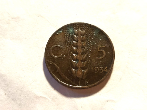 Centesimi spiga 1934 - centesimi,