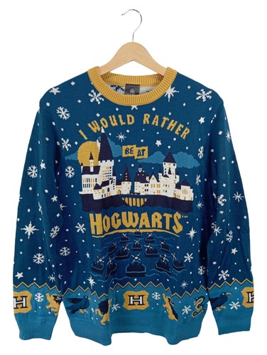 Harry potter maglione uomo blu - maglione,