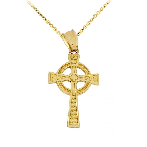 Ciondolo croce celtica oro - croce,