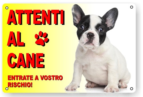 Attenti cane cartello targa - cane,