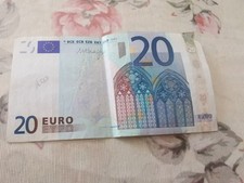 una Banconota 20 euro 2002