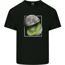 T-Shirt Kiwi Moon Pianeti Spaziali Universali Per Bambini