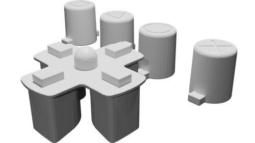 Set pulsanti estesi - set,