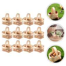  12 Pcs Cestino Intrecciato