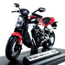 Modellino Moto MV AGUSTA BRUTALE 990R Die-Cast 1:18 Welly Toy Collezione Hobby