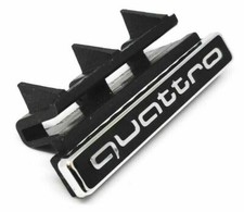 1 Stemma Emblema Fregio Griglia Anteriore Per AUDI QUATTRO A3 A4 A6 A8 Q5 S4 RS4