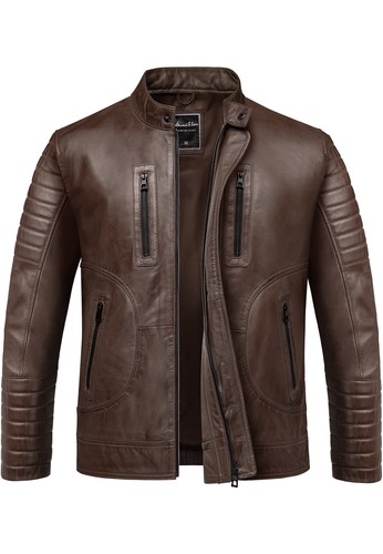 Giacca uomo vera pelle - , biker
