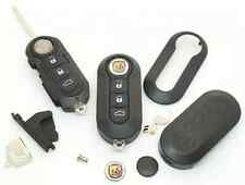 Kit Guscio Telecomando Completo Chiave FIAT Punto ABARTH 500 595 695 + LOGO