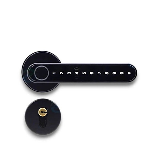 Serratura smart con maniglia - maniglia, e