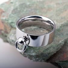 Anello Story of O con anello acciaio inox argento etNox BDSM SM Bondage Master Slave 