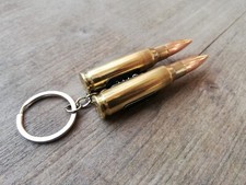 Portachiavi 2x308 winchester bossolo proiettile   IDEA REGALO - ESERCITO