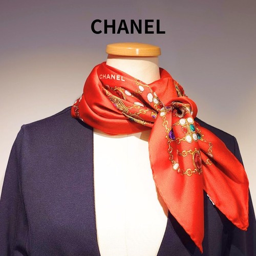 Autentica sciarpa seta chanel - sciarpa,