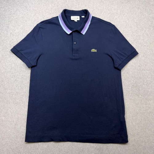Polo lacoste uomo blu - lacoste, medio