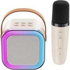 Cassa Bluetooth Speaker Mini karaoke con microfono wireless per bambini e Adulti