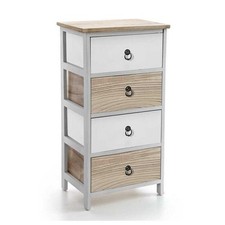 CASSETTIERA IN LEGNO CON 4