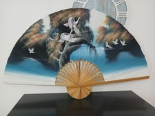 Giant Wall Fan 150cm Wood and