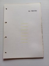 Honda GL 1100 D scheda informazioni tecniche manuale officina italiano originale