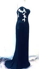 CHRISTIAN DIOR Boutique by Gianfranco Ferre' Corseted Trained Dress