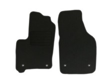 Tappetini in velluto per Opel Meriva I A anno 2003 - 2012 anteriori neri BASIC 2 pezzi