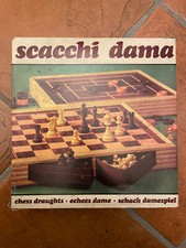 Gioco scacchi dama vintage con - scacchi,