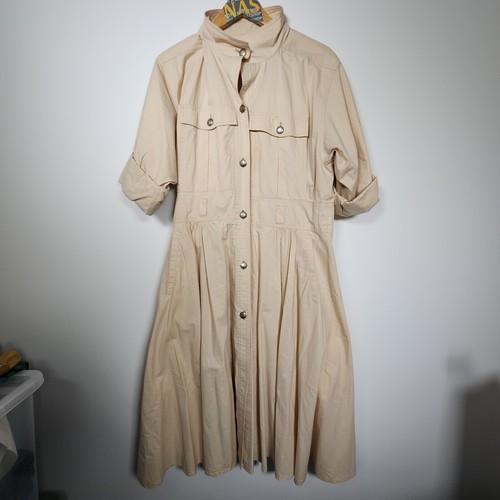Abito cappotto tranch beige