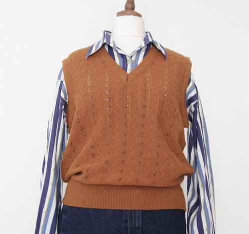 Maglione smanicato vintage - , in