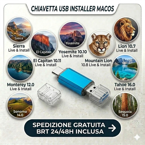 Usb ripristino macos - usb,