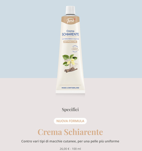 Just crema schiarente